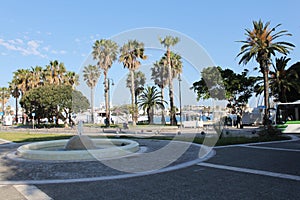 Kos Island (Cos Island) street view at a sunny day. Greece. photo